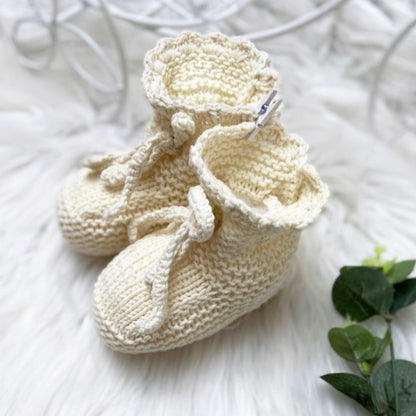 Baby Strickschuhe