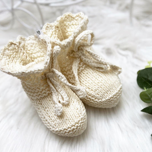Baby Strickschuhe