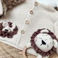 Strickjacke Löwe