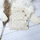 Newborn Strickset 100% Bio Baumwolle, Baby Strickmode