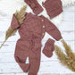 Newborn Strickset 100% Bio Baumwolle, Baby Strickmode